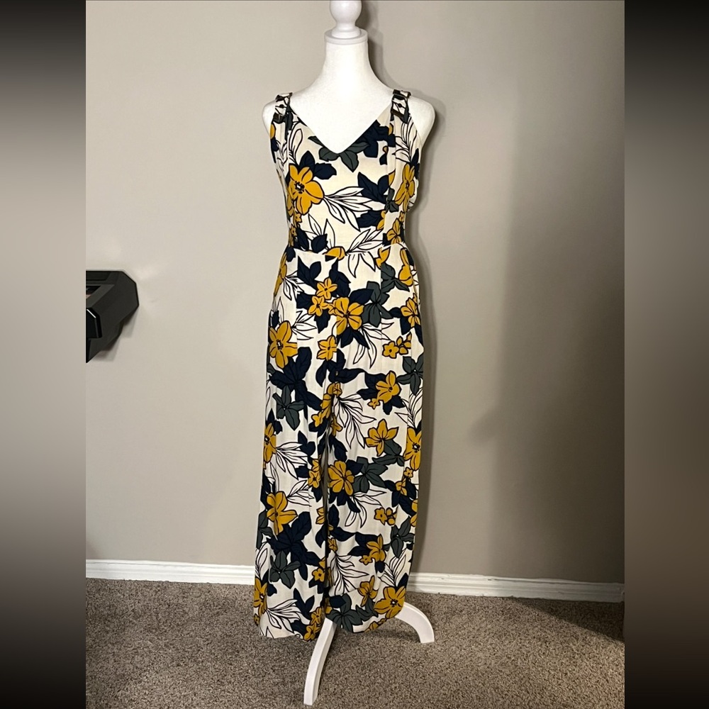 J.O.A. Floral Jumpsuit